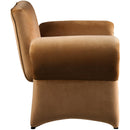 Meridian Fleurette Saddle Velvet Accent Chair IMAGE 6