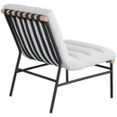 Meridian Burke Cream Boucle Fabric Accent Chair IMAGE 4