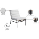 Meridian Burke Cream Boucle Fabric Accent Chair IMAGE 9