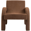 Meridian Corduroy Brown Corduroy Fabric Accent Chair IMAGE 4