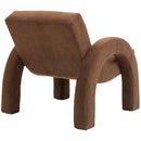 Meridian Corduroy Brown Corduroy Fabric Accent Chair IMAGE 6