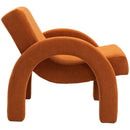 Meridian Corduroy Cognac Corduroy Fabric Accent Chair IMAGE 5