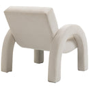 Meridian Corduroy Cream Corduroy Fabric Accent Chair IMAGE 6