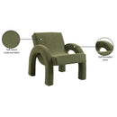 Meridian Corduroy Green Corduroy Fabric Accent Chair IMAGE 10