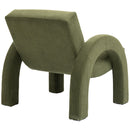 Meridian Corduroy Green Corduroy Fabric Accent Chair IMAGE 6