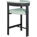 Meridian Romeo Mint Green Vegan Leather Counter Stool IMAGE 6