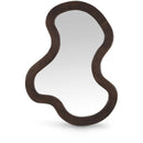 Meridian Oblique Brown Mirror IMAGE 1