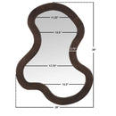 Meridian Oblique Brown Mirror IMAGE 9