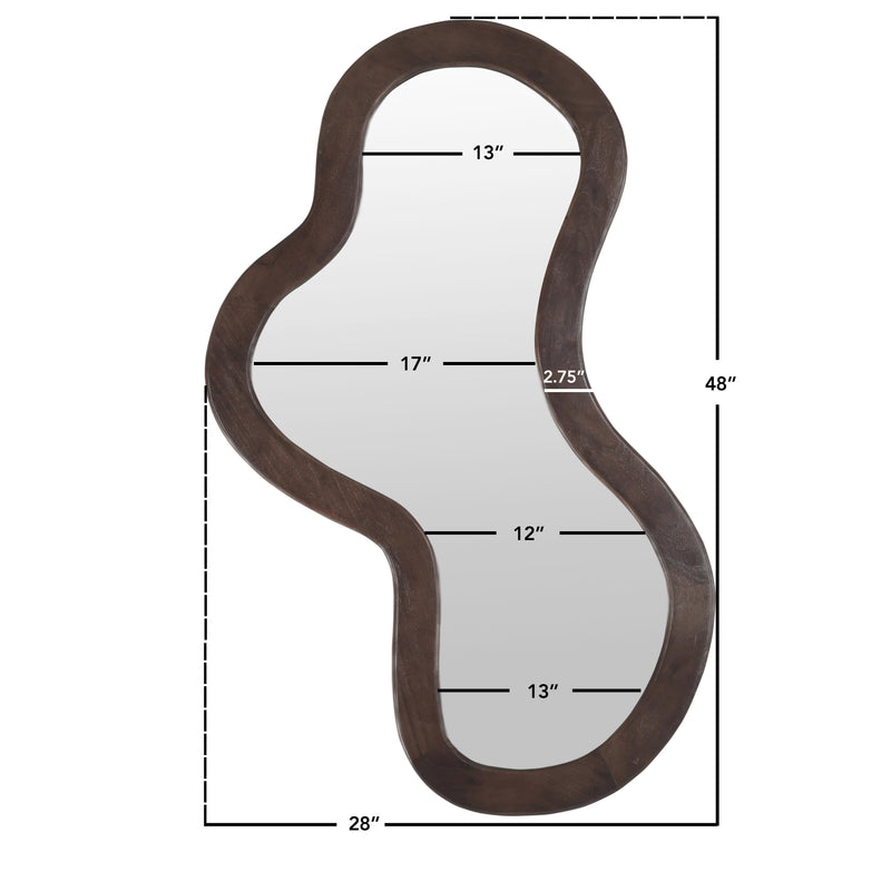 Meridian Oblique Brown Mirror IMAGE 9