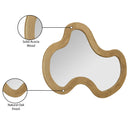 Meridian Oblique Oak Mirror IMAGE 10