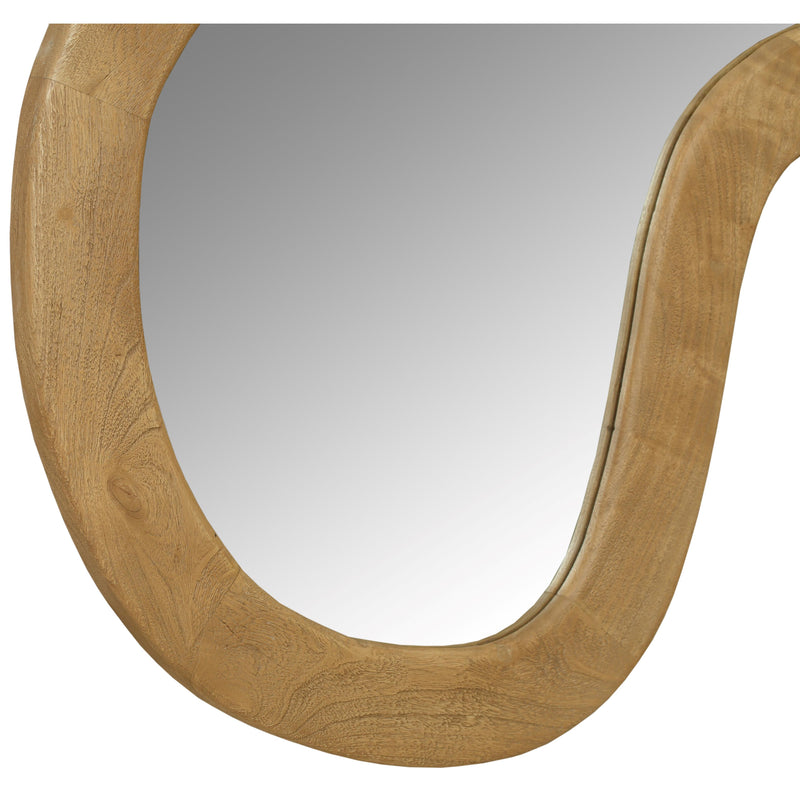 Meridian Oblique Oak Mirror IMAGE 6