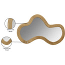 Meridian Oblique Oak Mirror IMAGE 10