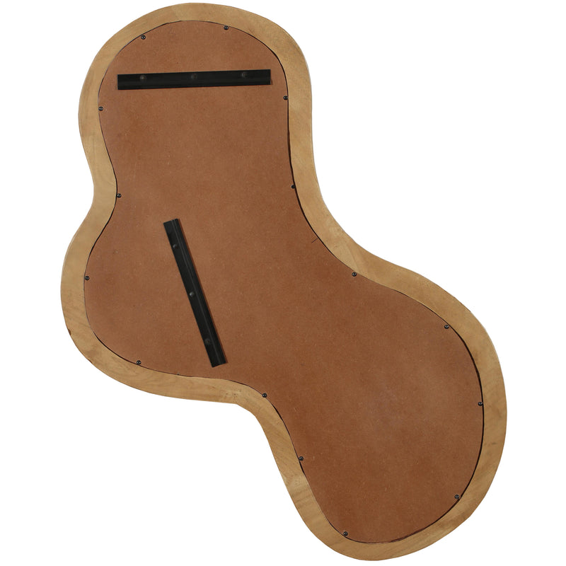 Meridian Oblique Oak Mirror IMAGE 4