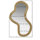 Meridian Oblique Oak Mirror IMAGE 9