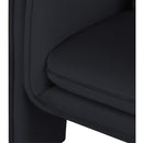 Meridian Sloan Black Velvet Accent Chair IMAGE 7