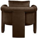 Meridian Sloan Brown Velvet Accent Chair IMAGE 3