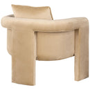 Meridian Sloan Camel Velvet Accent Chair IMAGE 6