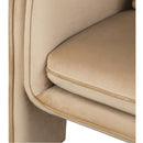 Meridian Sloan Camel Velvet Accent Chair IMAGE 7
