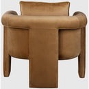 Meridian Sloan Saddle Velvet Accent Chair IMAGE 3