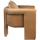 Meridian Sloan Saddle Velvet Accent Chair IMAGE 5
