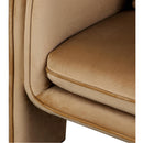 Meridian Sloan Saddle Velvet Accent Chair IMAGE 7