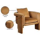 Meridian Sloan Saddle Velvet Accent Chair IMAGE 9