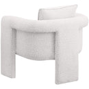 Meridian Stylus Cream Boucle Fabric Accent Chair IMAGE 5