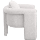 Meridian Stylus Cream Boucle Fabric Accent Chair IMAGE 6