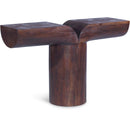 Meridian Tee Brown Console Table IMAGE 1