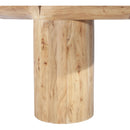 Meridian Tee Oak Console Table IMAGE 6
