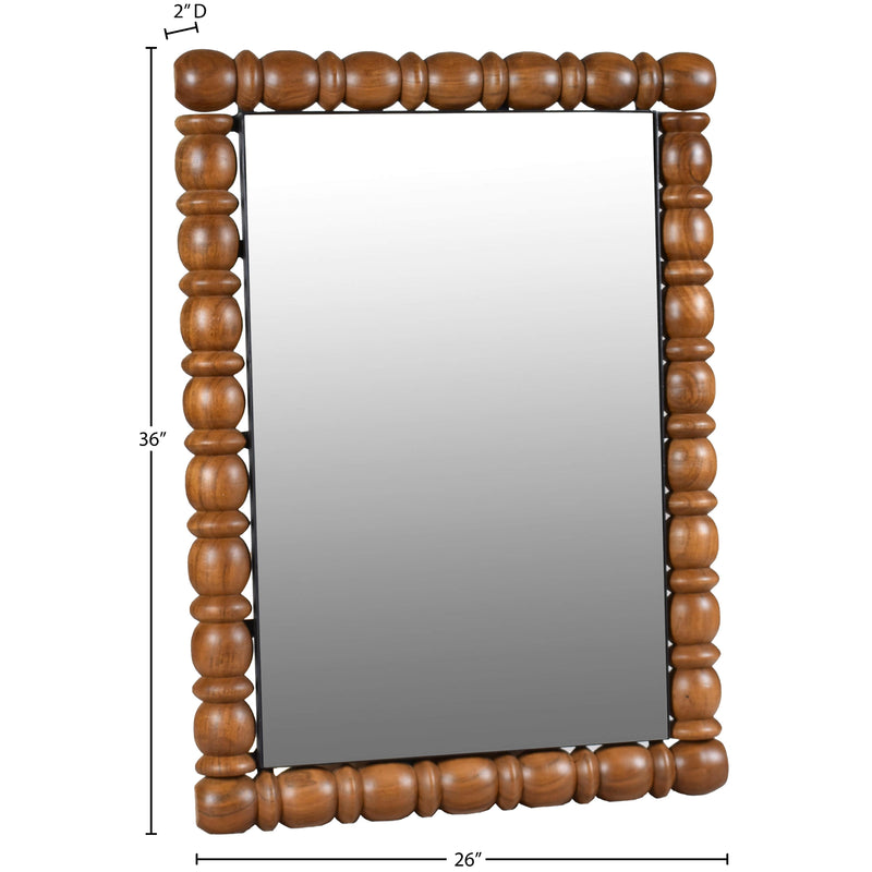 Meridian Aubrey Brown Mirror IMAGE 8