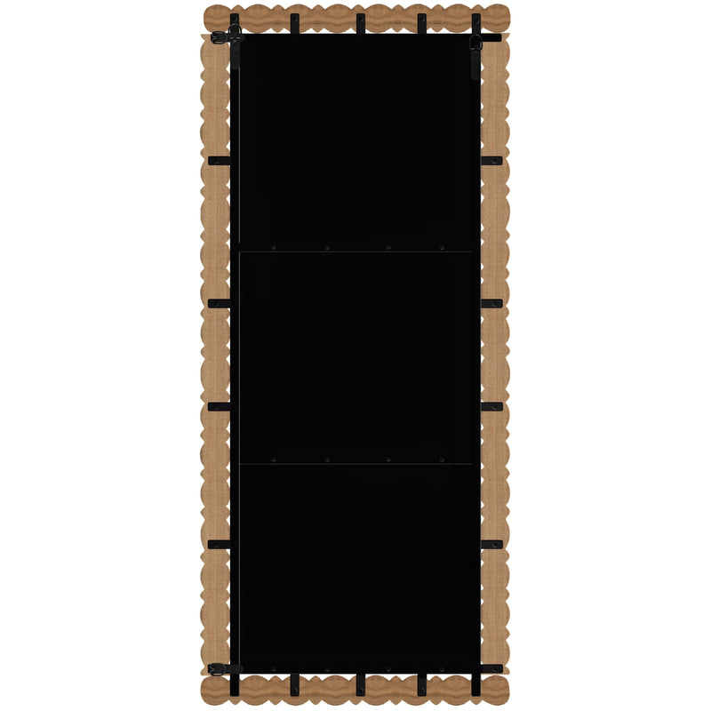 Meridian Aubrey Brown Mirror IMAGE 4