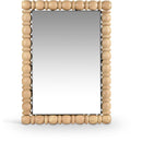 Meridian Aubrey Bleached Natural Oak Mirror IMAGE 1