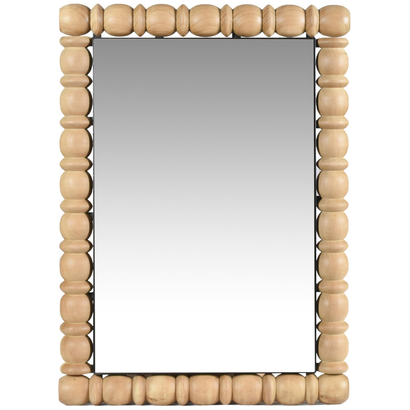 Meridian Aubrey Bleached Natural Oak Mirror IMAGE 3