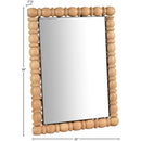 Meridian Aubrey Bleached Natural Oak Mirror IMAGE 8