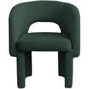 Meridian Emmet Green Boucle Fabric Dining Chair / Accent Chair IMAGE 4