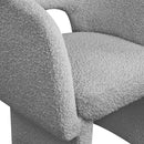Meridian Emmet Grey Boucle Fabric Dining Chair / Accent Chair IMAGE 7