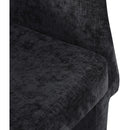 Meridian Emmet Black Chenille Fabric Dining Chair / Accent Chair IMAGE 7