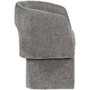 Meridian Emmet Grey Chenille Fabric Dining Chair / Accent Chair IMAGE 6