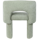 Meridian Emmet Mint Chenille Fabric Dining Chair / Accent Chair IMAGE 2