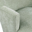 Meridian Clarita Mint Chenille Fabric Swivel Accent Chair IMAGE 7