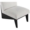 Meridian Chapman Cream Boucle Fabric Accent Chair IMAGE 6