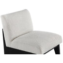 Meridian Chapman Cream Boucle Fabric Accent Chair IMAGE 7