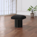 Meridian Pavilion Black Boucle Fabric Bench/Stool IMAGE 2