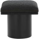 Meridian Pavilion Black Boucle Fabric Bench/Stool IMAGE 3
