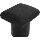 Meridian Pavilion Black Boucle Fabric Bench/Stool IMAGE 5