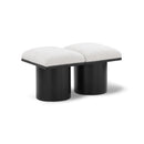 Cream, Black Finish