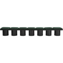 Meridian Pavilion Green Boucle Fabric Bench IMAGE 3