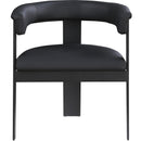 Meridian Romeo Black Vegan Leather Dining Chair IMAGE 4