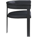 Meridian Romeo Black Vegan Leather Dining Chair IMAGE 5